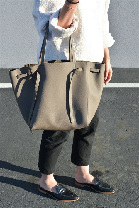 celine phantom small cabas tote dimensions|celine horizontal cabas handbags.